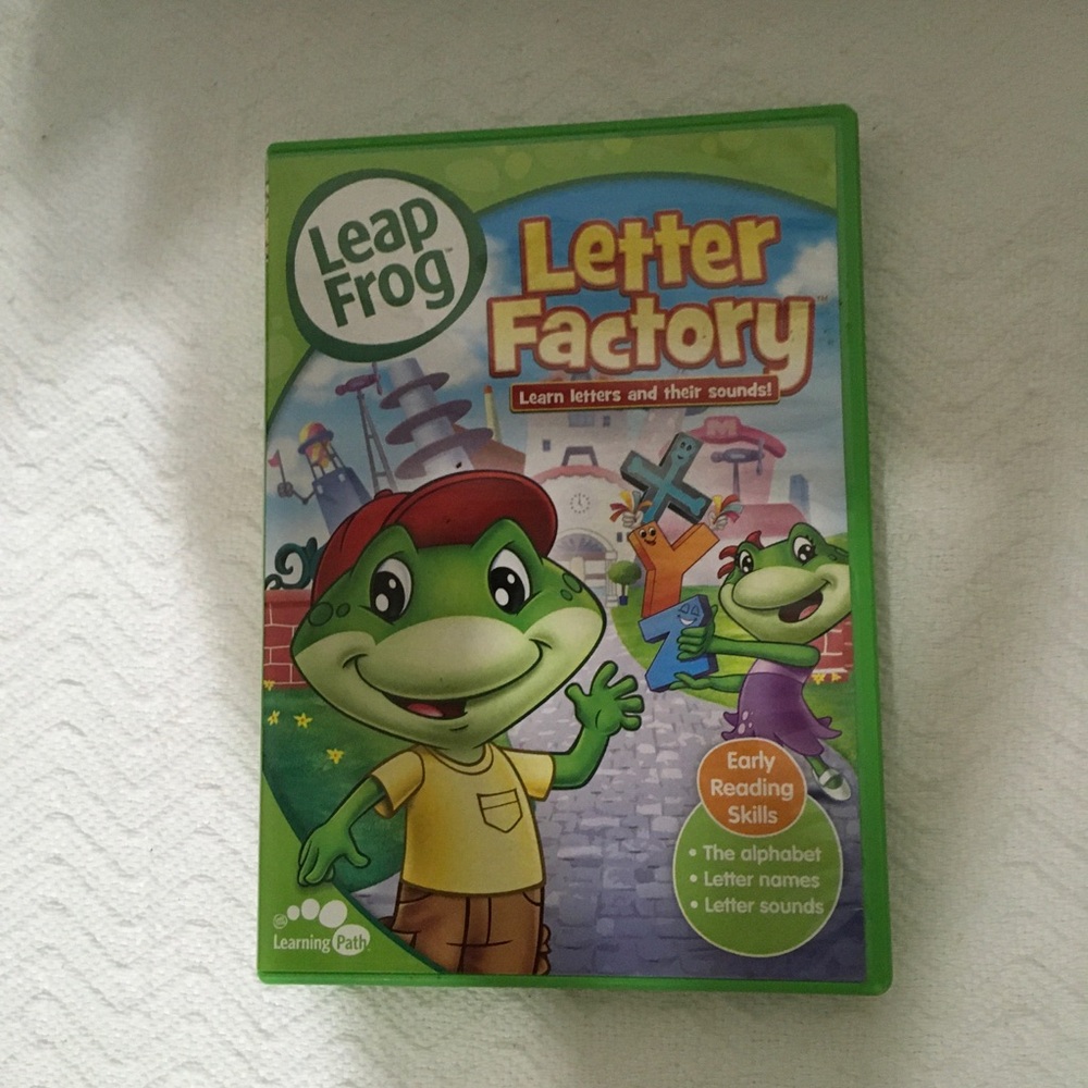 Leap Frog Letter Factory DVD Educational Learning